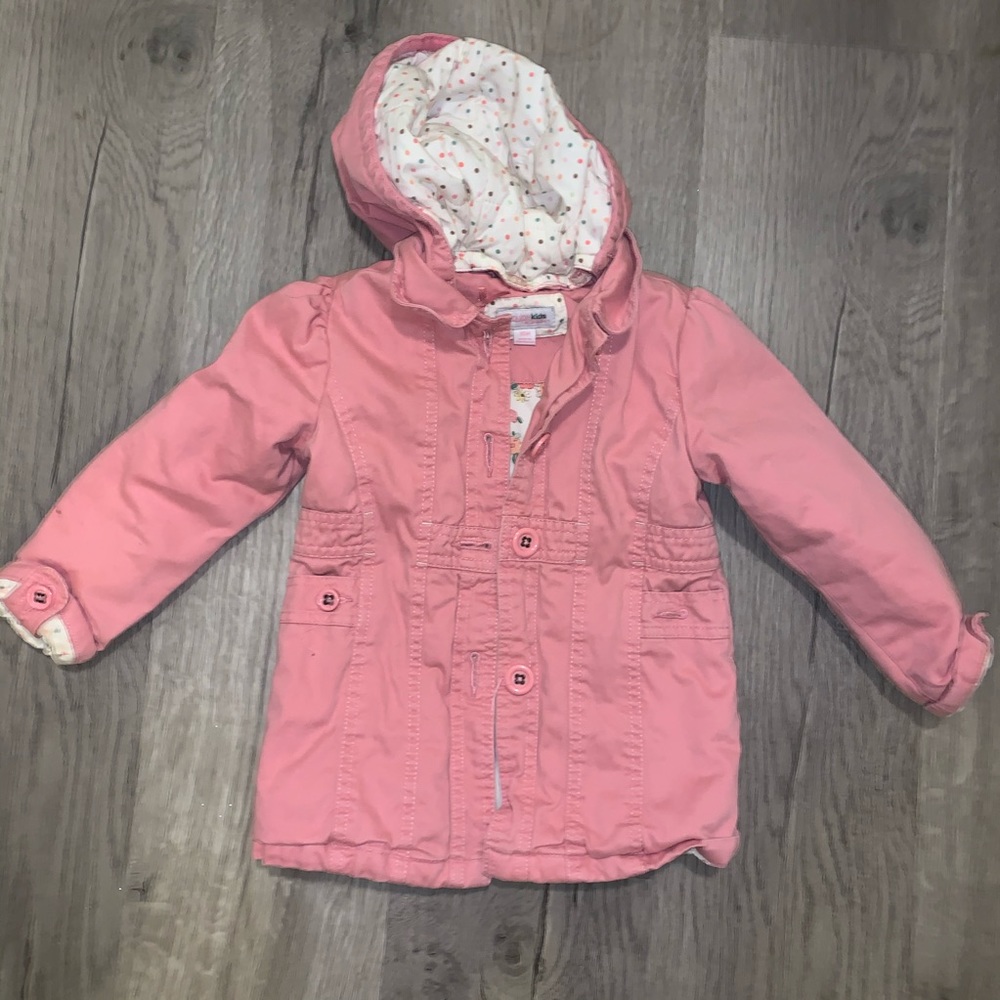 Girls pink coat size 18months
